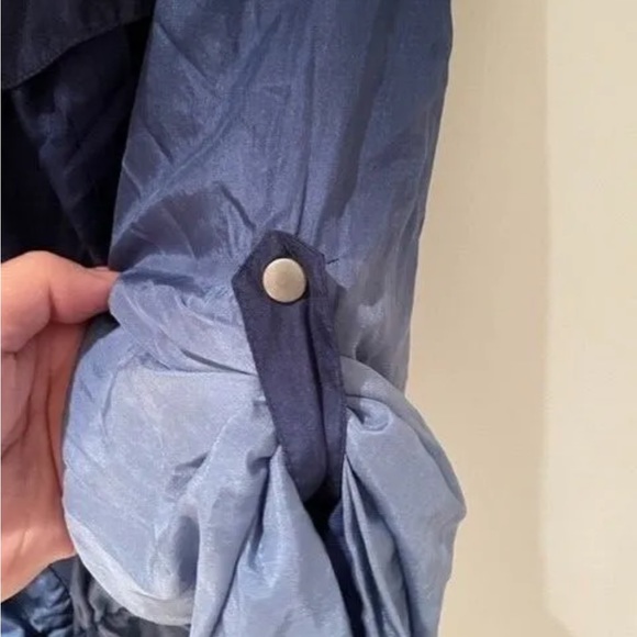 Ombré watercolor utility jacket with Epaulets size m young fabulous & broke Yfb - Picture 5 of 7